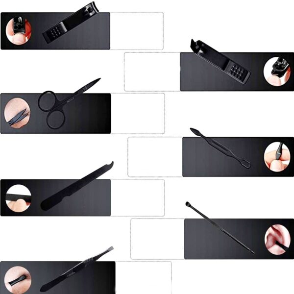 Kit Cortador de Unha em Aço Inoxidável 7 Peças - Image 4