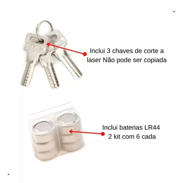 Cadeado Antifurto com Alarme - Image 6