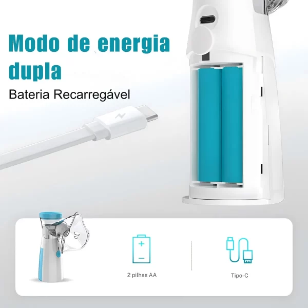 Atomizador Portátil Inalador Nebulizador USB - Image 6