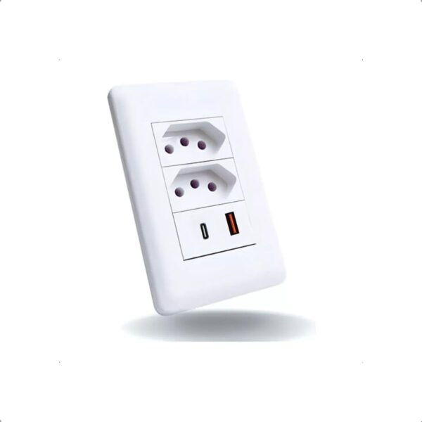 Tomada USB Duo