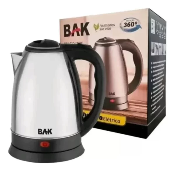 Chaleira Elétrica Inox 1.8L 127v 1100W