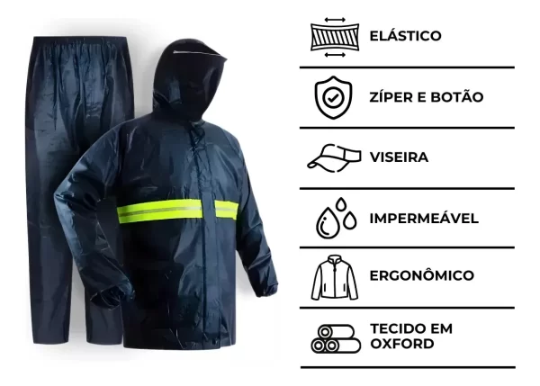 Capa de Chuva Motoboy Reforçada - Image 5